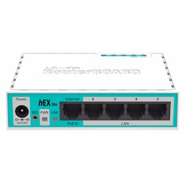 როუტერი Mikrotik Hex Lite RB750R2, Router, White/Blue